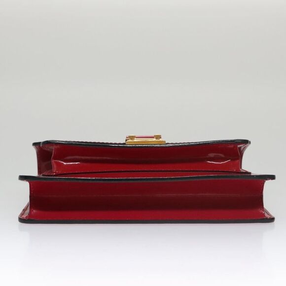 Louis Vuitton Monceau Handbag Vernis Pink Patent_Leather Handbag (Pre-Owned)